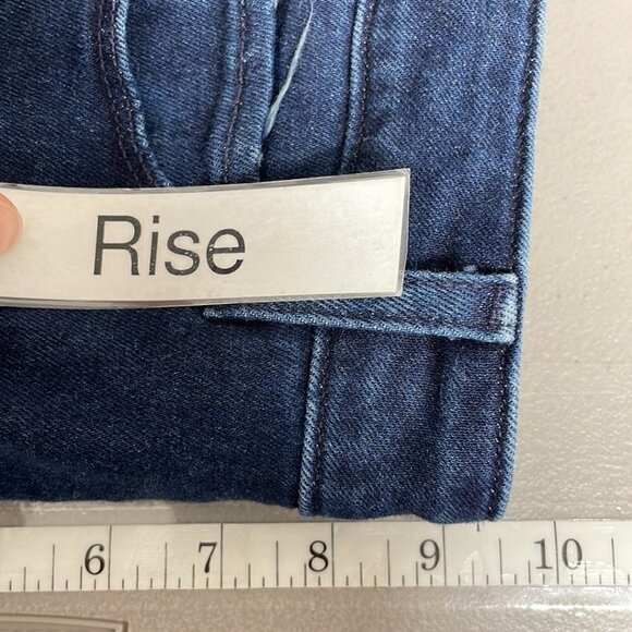 Paige Hoxton Ankle Jeans Skinny Blue Faded Denim Size 26 - Picture 12 of 13